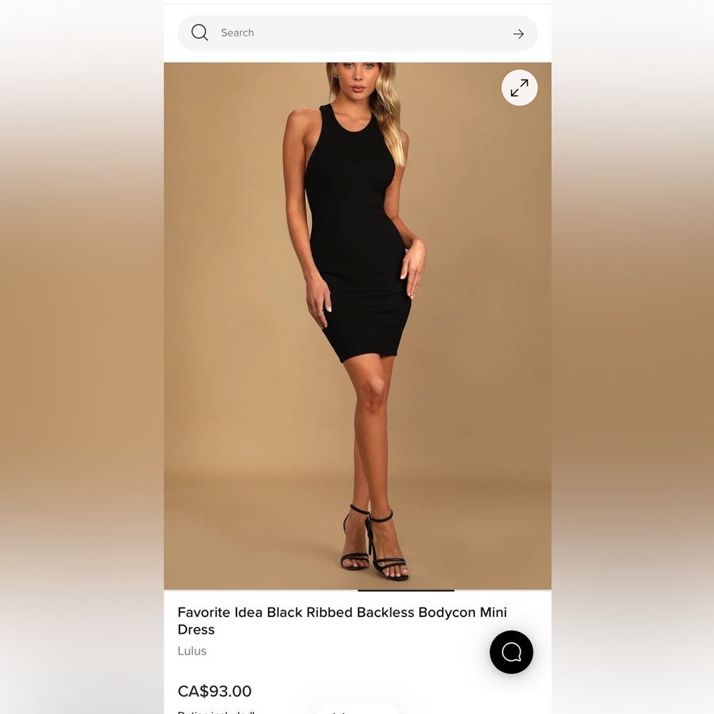 NEW LULUs Favorite Idea Ribbed Mini Dress